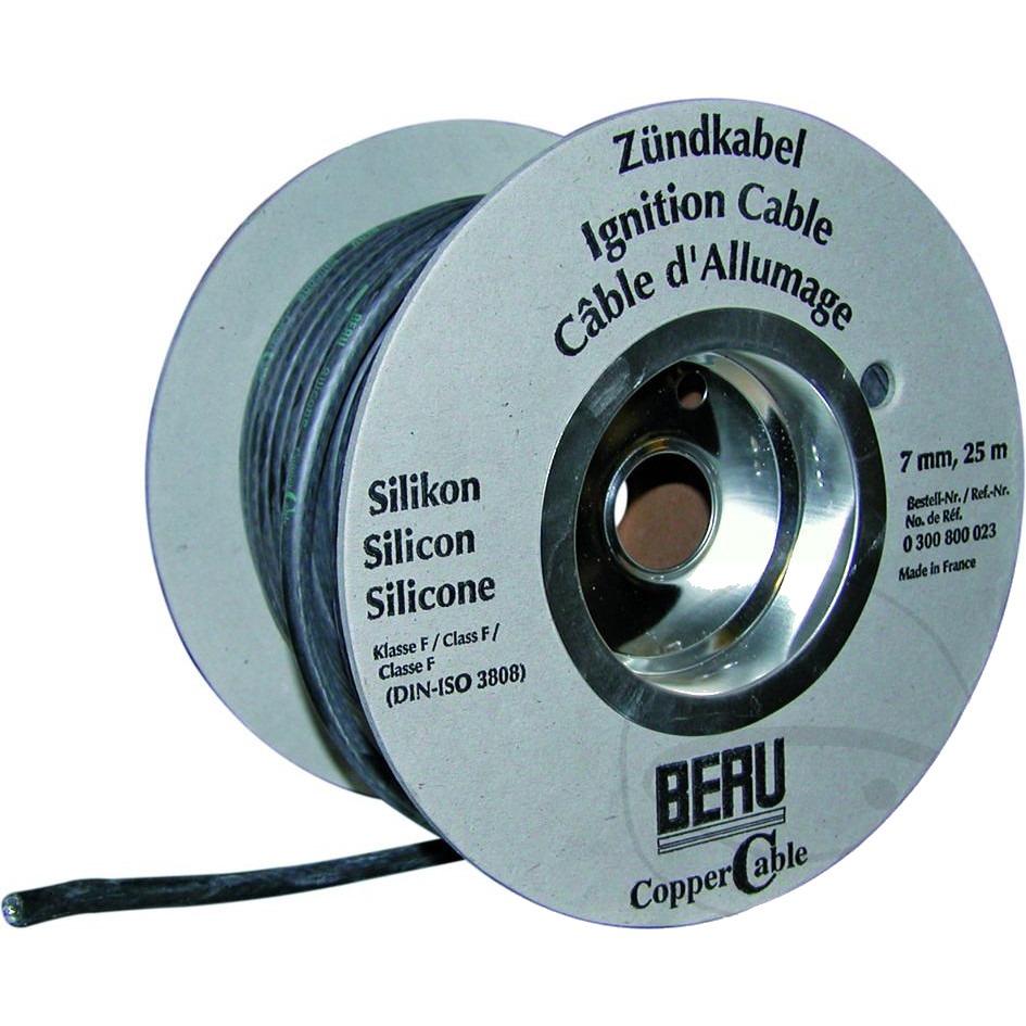 Zündkabel Silikon 7.0 schwarz
