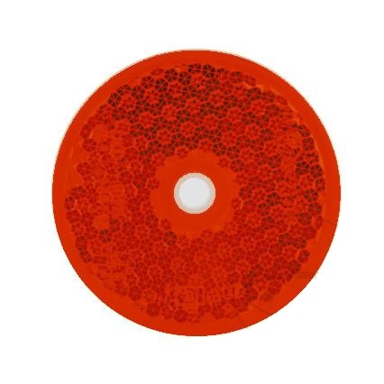 Rückstrahler rund rot