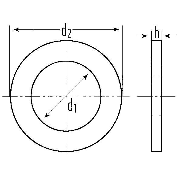 Dichtring Kupfer 12X18X2.0 Packung 100 Stück