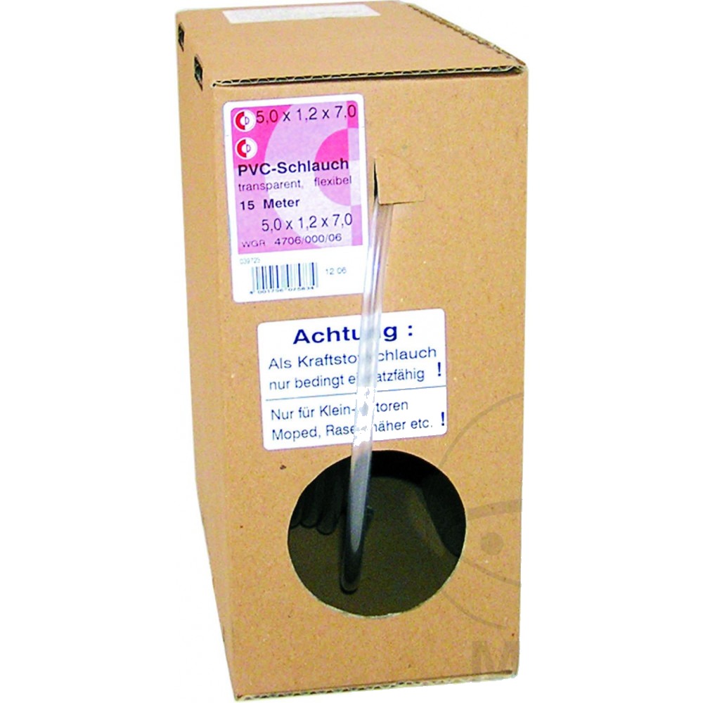 Kraftstoffschlauch PVC 8.0X1.5 mm 15 Meter Alternative: 4671996