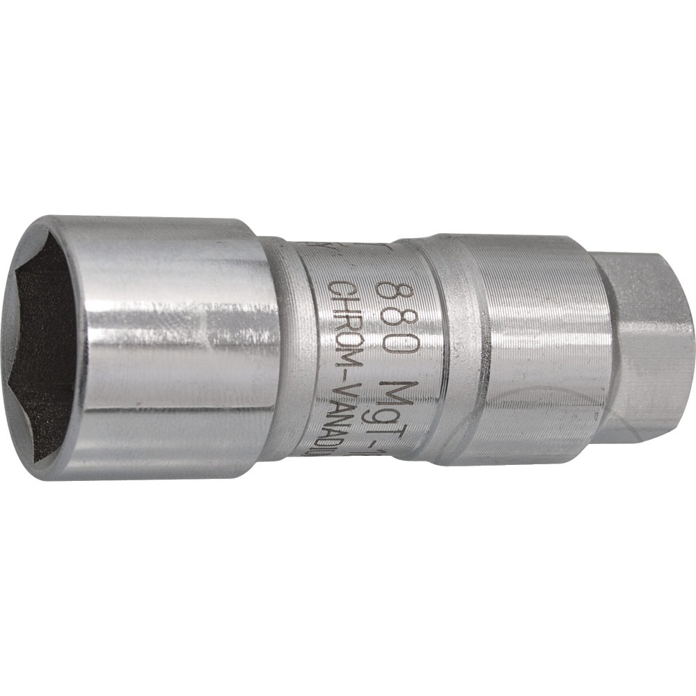 Zündkerzenstecknuss Schlüsselweite 18 mm 3/8 Zoll mit Magnet Länge 62 mm