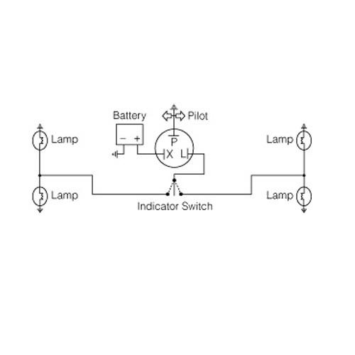 Blinkrelais mechanisch JMP 6V 3 polig