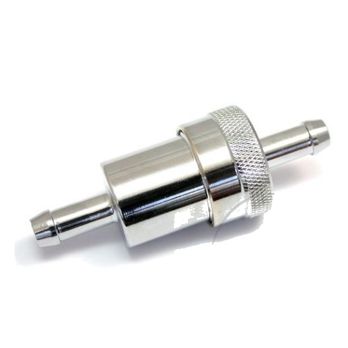 Kraftstofffilter 8 mm alu chrom JMP