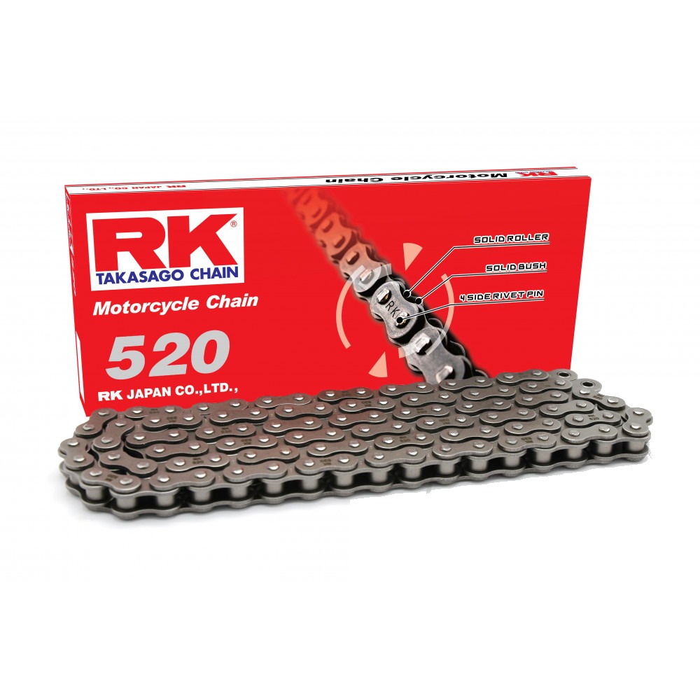 RK Standardkette 520 Meter pro Kettenglied ohne Schloss
