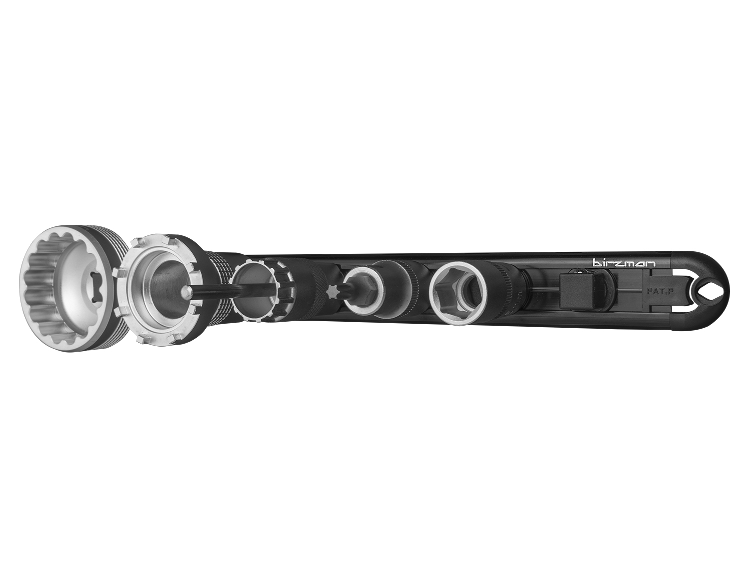 Birzman 1/2" Dr. Socket Holder w. magnetic Panel, black