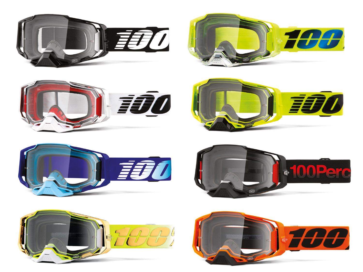100% Armega Goggle - Clear Lens, Fury - 2026 (Furious), unis