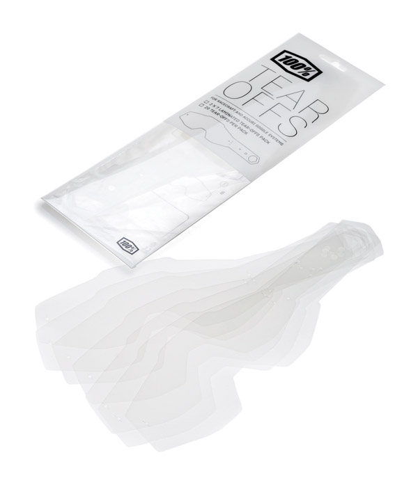 100% Standard Tear Offs (50 pcs), no color, unis