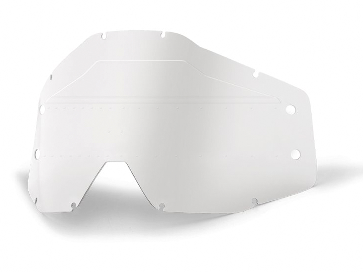 100% Forecast Replacement Lens (with bumps), clear, unis