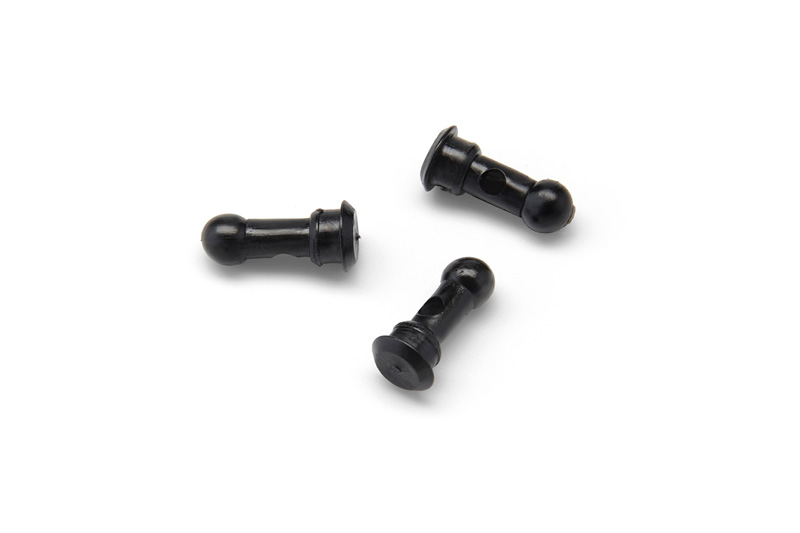 100% Forecast Replacement Tear Off Pin Kit (3 pcs), clear, unis