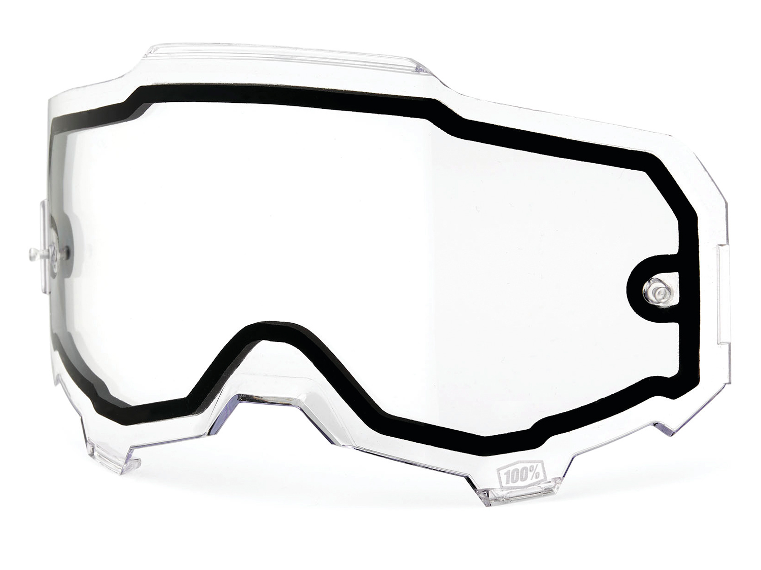 100% Armega Replacement lens - Dual pane, clear, unis