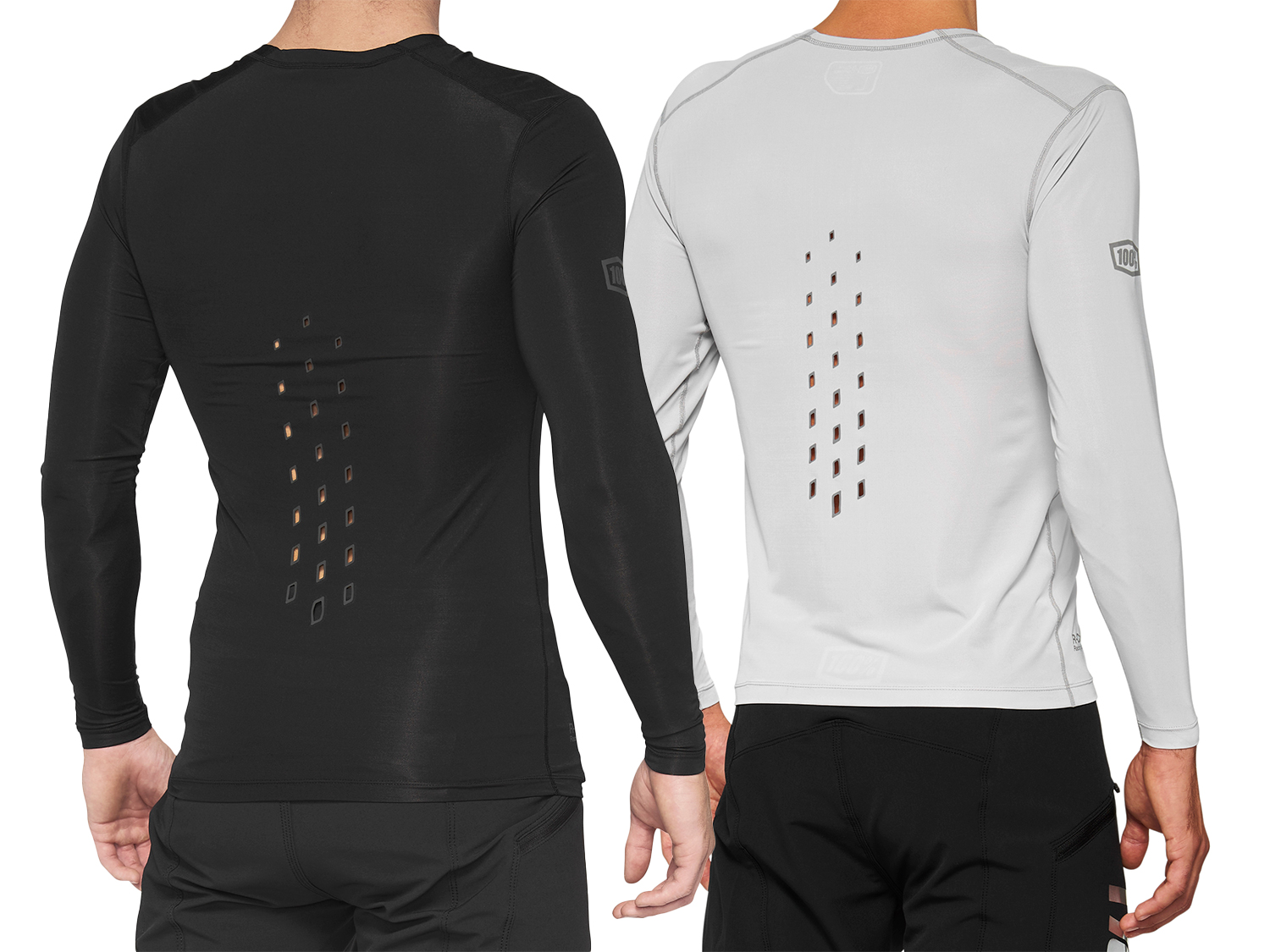 100% R-Core Concept Long Sleeve Jersey, white, M