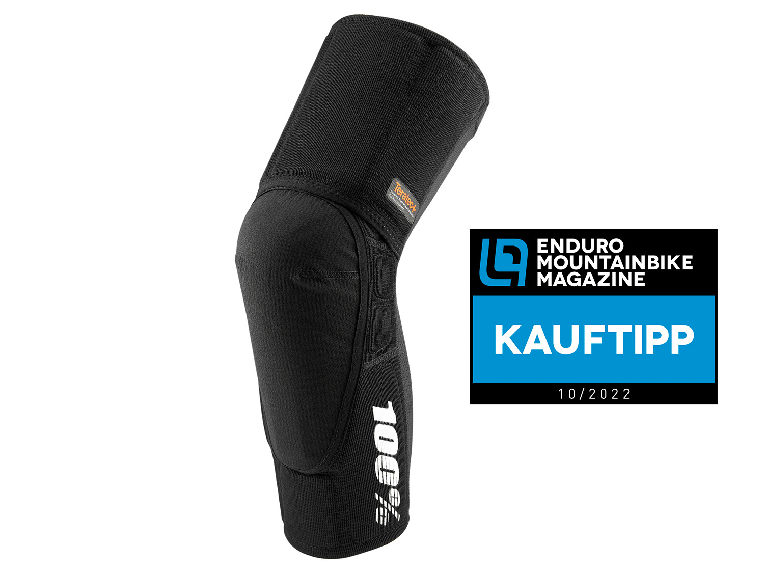 100% Teratec Plus knee guards, black, L