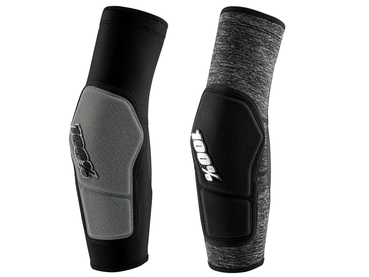 100% Ridecamp elbow pads, black/grey, M