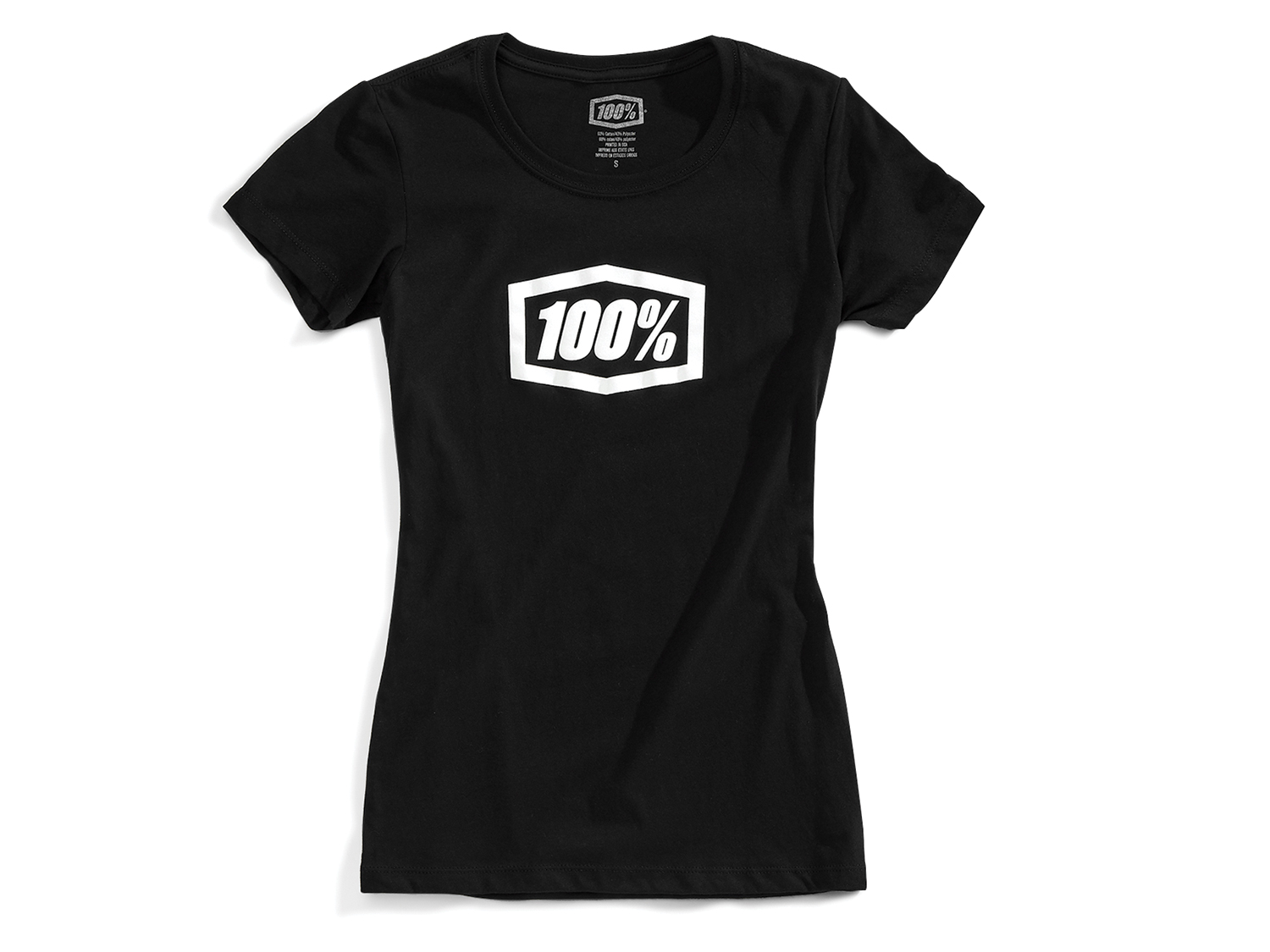 100% Essential Girls t-shirt, black, L