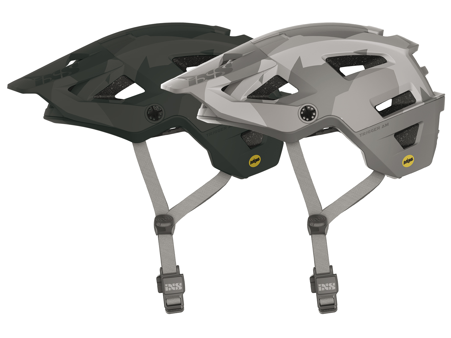iXS Trigger AM MIPS Camo helmet, Grey Camo, M