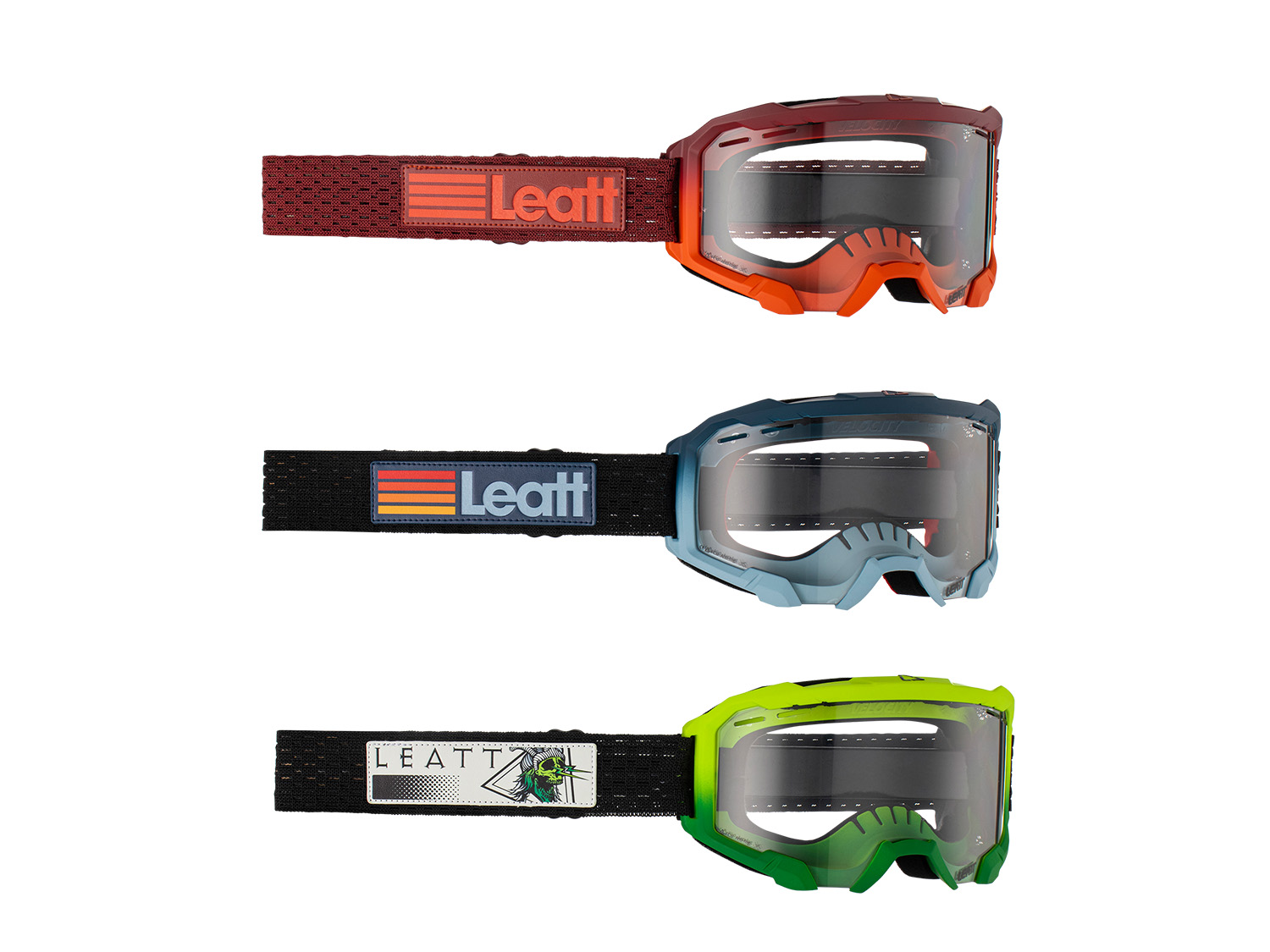 Leatt Velocity MTB 4.0 Goggle, Lime Clear, unis