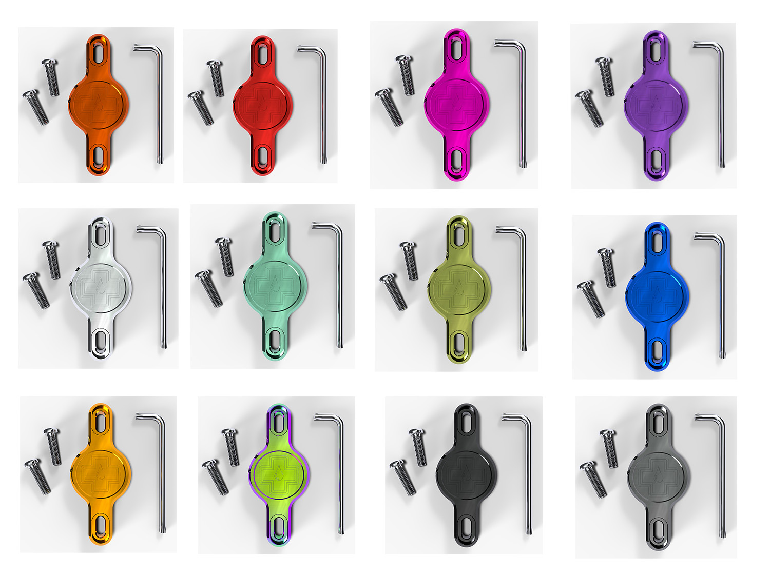 Muc Off Secure Tag Holder V2, black, unis