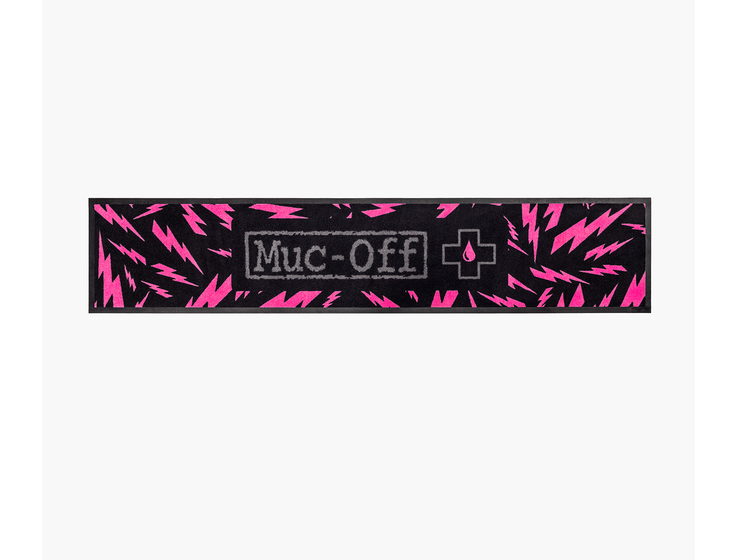 Muc Off Absorbing Bike Mat (200x40cm), black/pink, unis