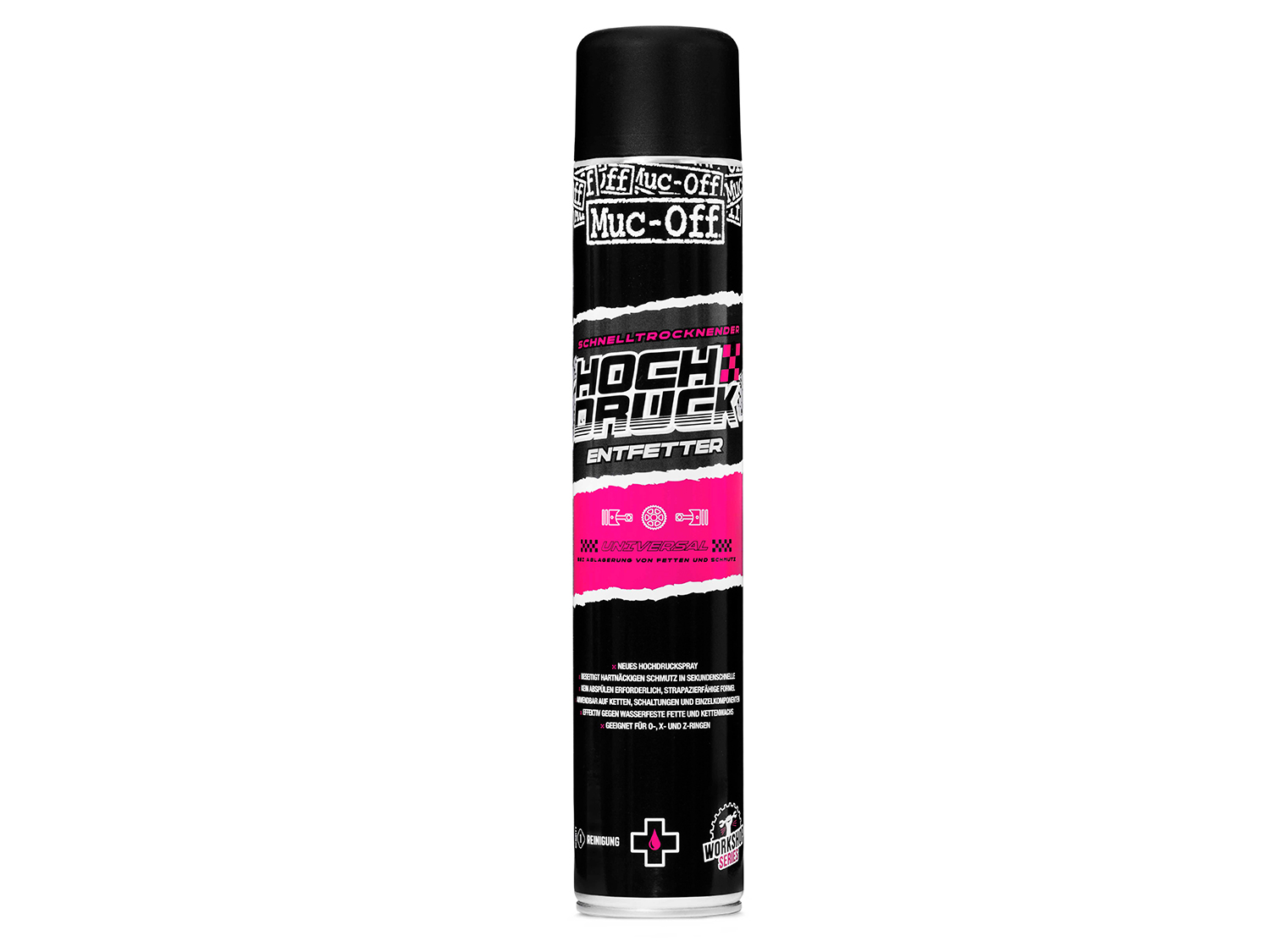 Muc Off Moto High Pressure Quick Drying De-Greaser 750ml (6), pink, 750