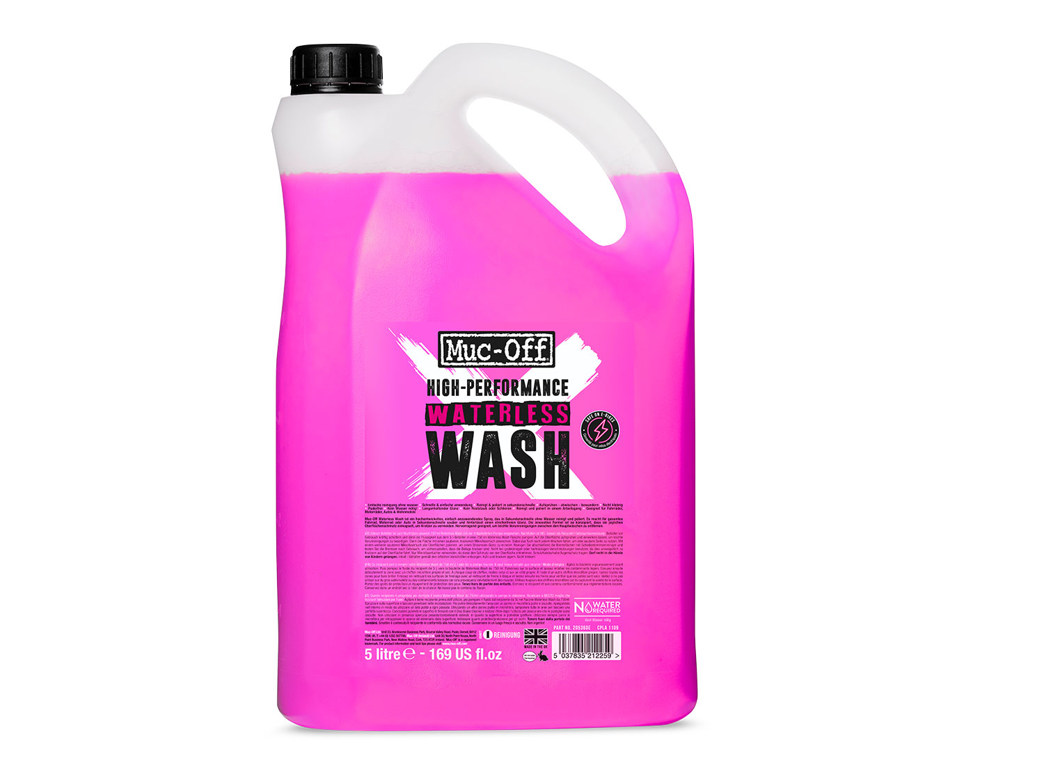 Muc Off High Performance Waterless Wash 5L (GermanVers.)(4), pink, 5000