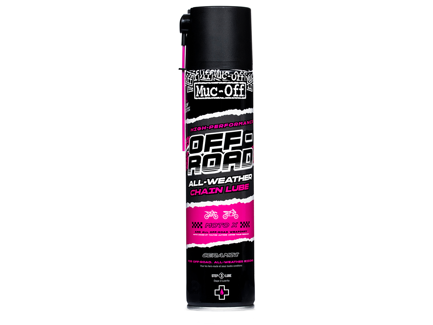 Muc Off Motorcycle Off-Road Chain Lube 400ml (12), black, 400