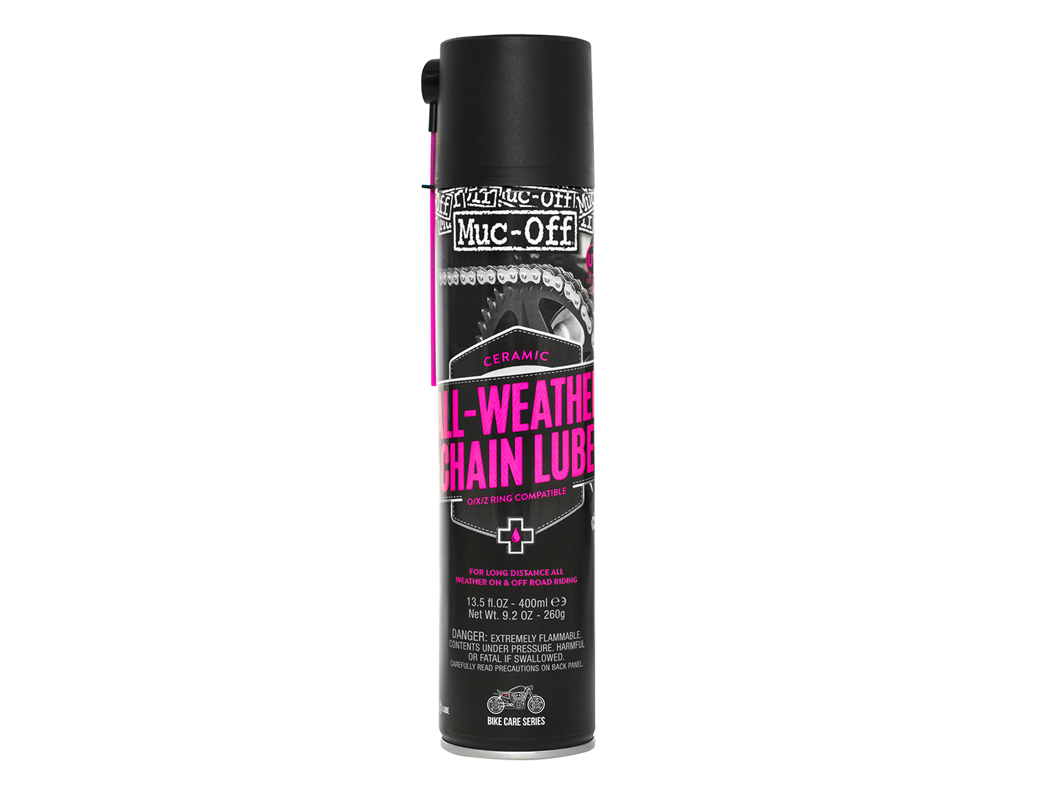 Muc Off Motorcycle All Weather Chain Lube400ml(Ger.Ver)(12), black, 400