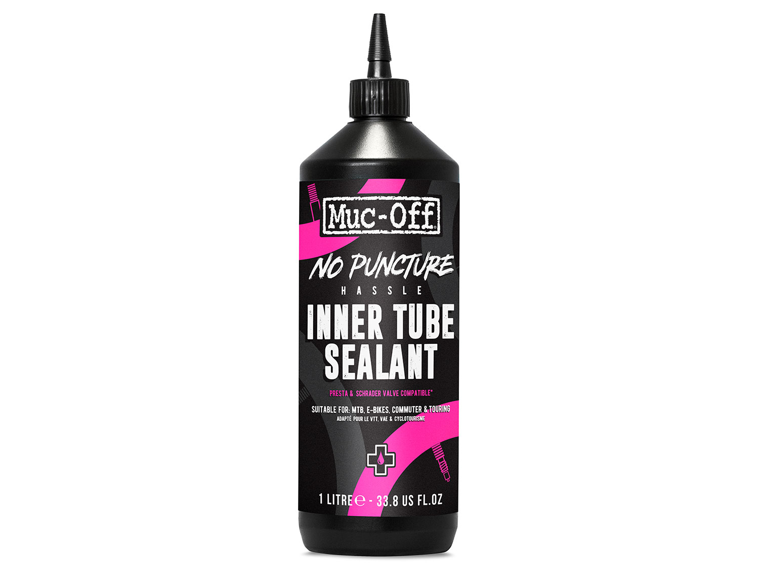 Muc Off Dichtmittel für Innenschläuche 1L (12), pink, 1000