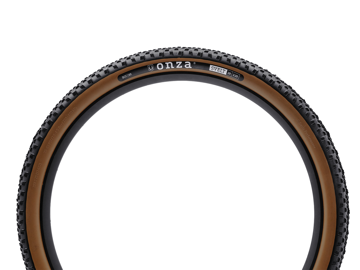 Onza Tires Svelt 2.30, XCC, kevlar/fold, 60tpi, skinwall, Skinwall, 29"