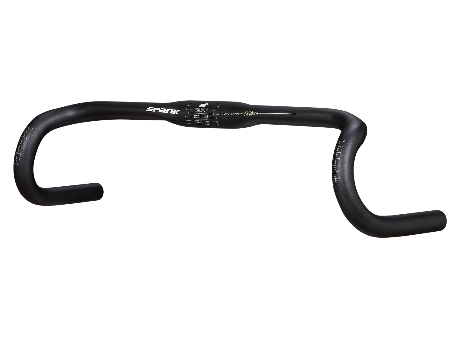 Spank Wing 12 Vibrocore Drop Bar, black, 420