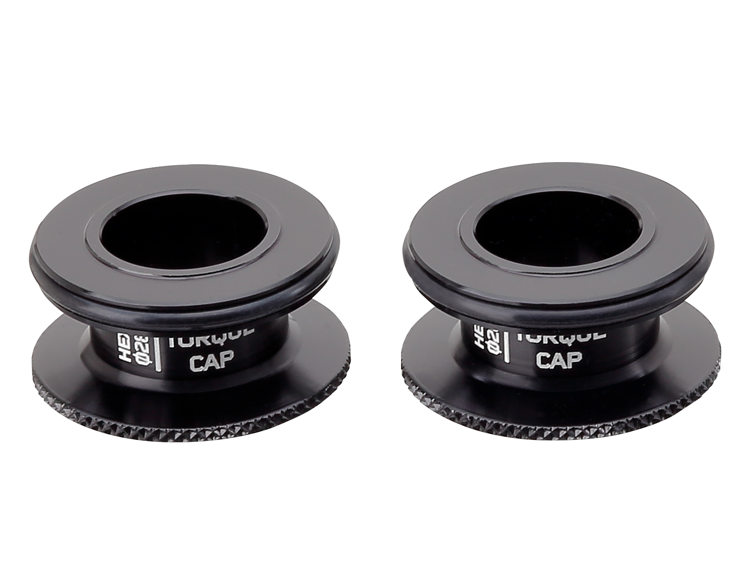 Spank HEX Ø28 Boost Front Hub Torque Caps Adapter, black, unis