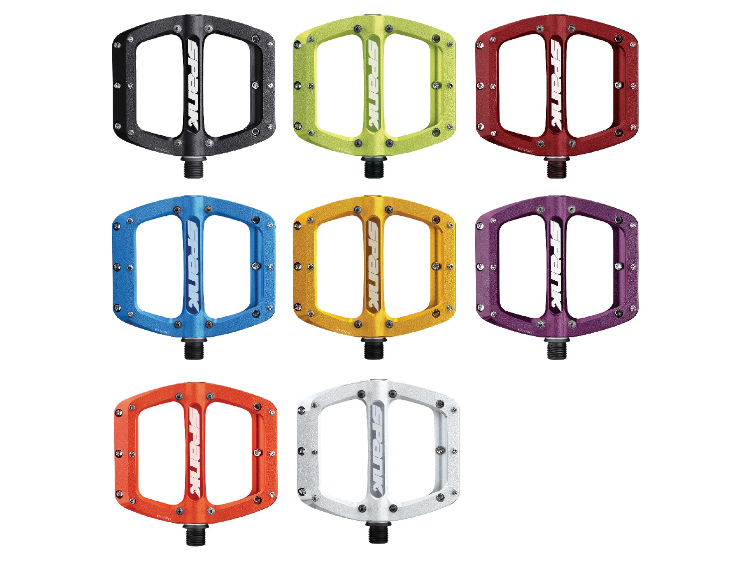 Spank Spoon Reboot flat pedal, purple, L