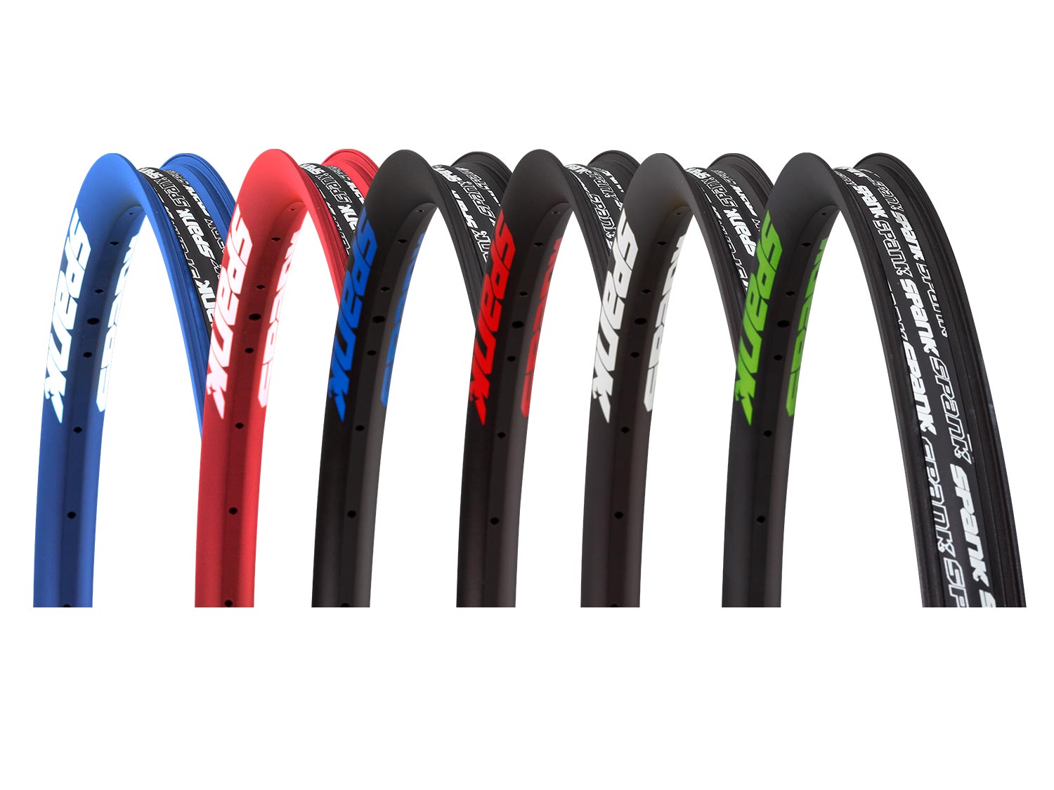 Spank Oozy Trail-395+ Bead-Bite 395AL 32H Rim 27,5" shotpeen, black, 650B