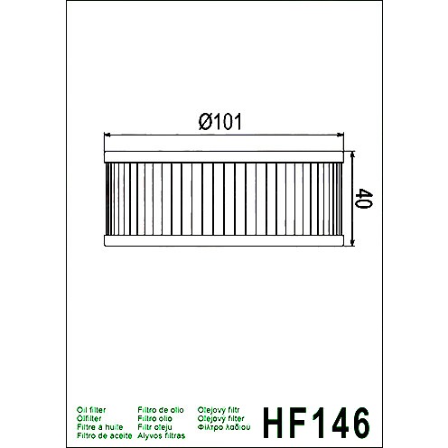 HIFLOFILTRO Ölfilter - HF146