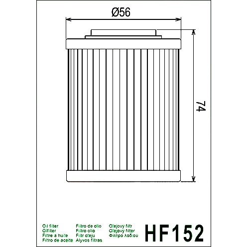 HIFLOFILTRO Ölfilter - HF152