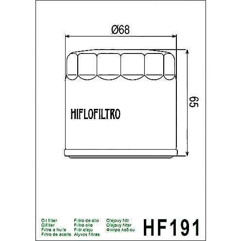 HIFLOFILTRO Ölfilter - HF191
