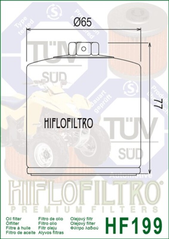 HIFLOFILTRO Ölfilter - HF199
