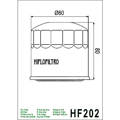 HIFLOFILTRO Ölfilter - HF202