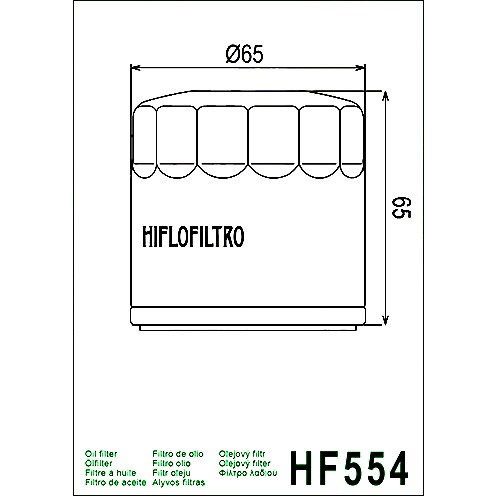 HIFLOFILTRO Ölfilter - HF554