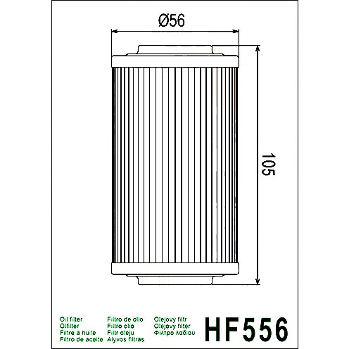HIFLOFILTRO Ölfilter - HF556
