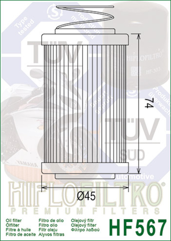 HIFLOFILTRO Ölfilter - HF567