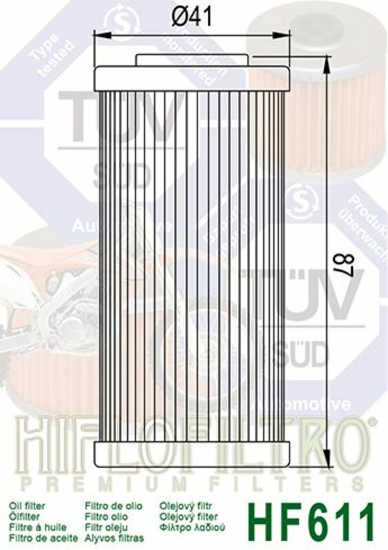 HIFLOFILTRO Ölfilter - HF611