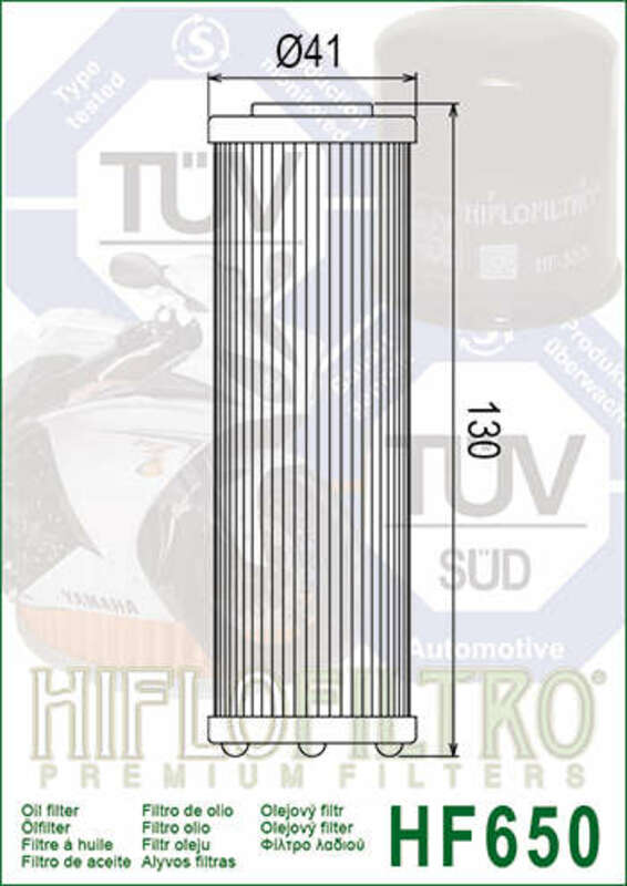 HIFLOFILTRO Ölfilter - HF650