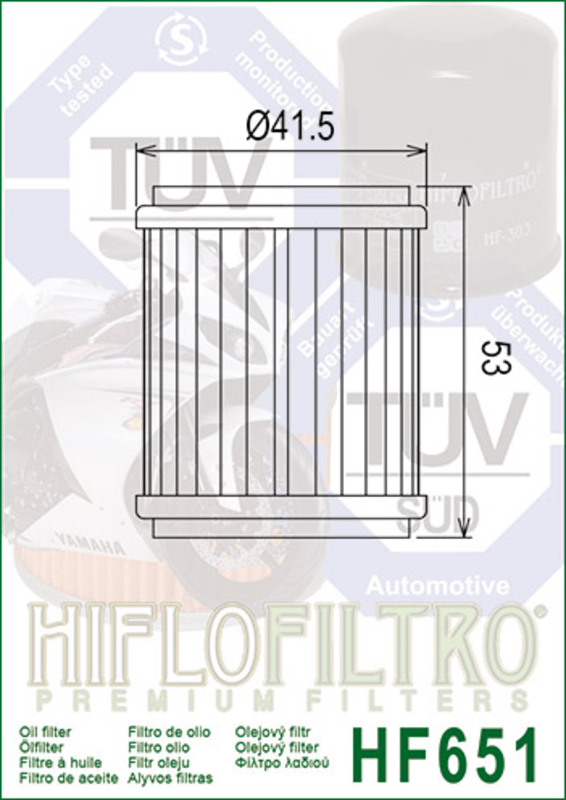 HIFLOFILTRO Ölfilter - HF651