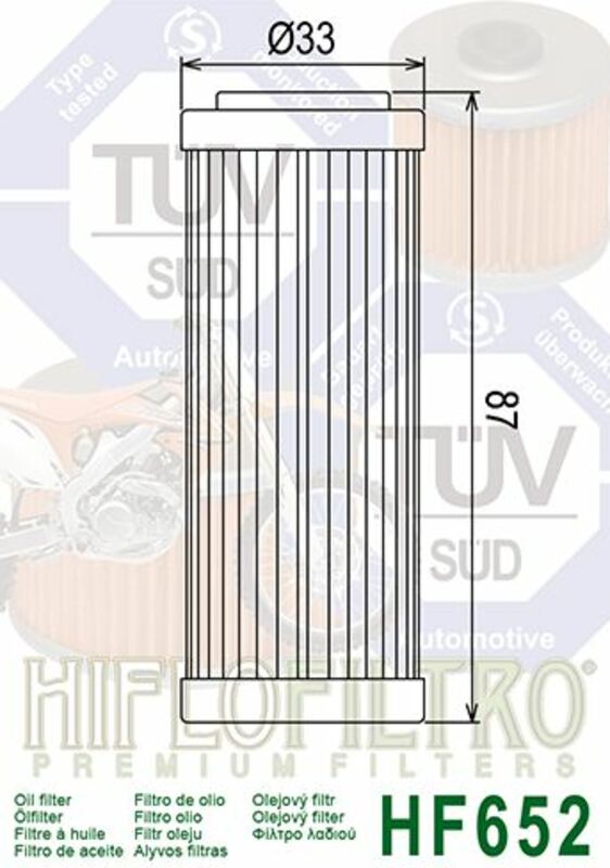 HIFLOFILTRO Ölfilter - HF652