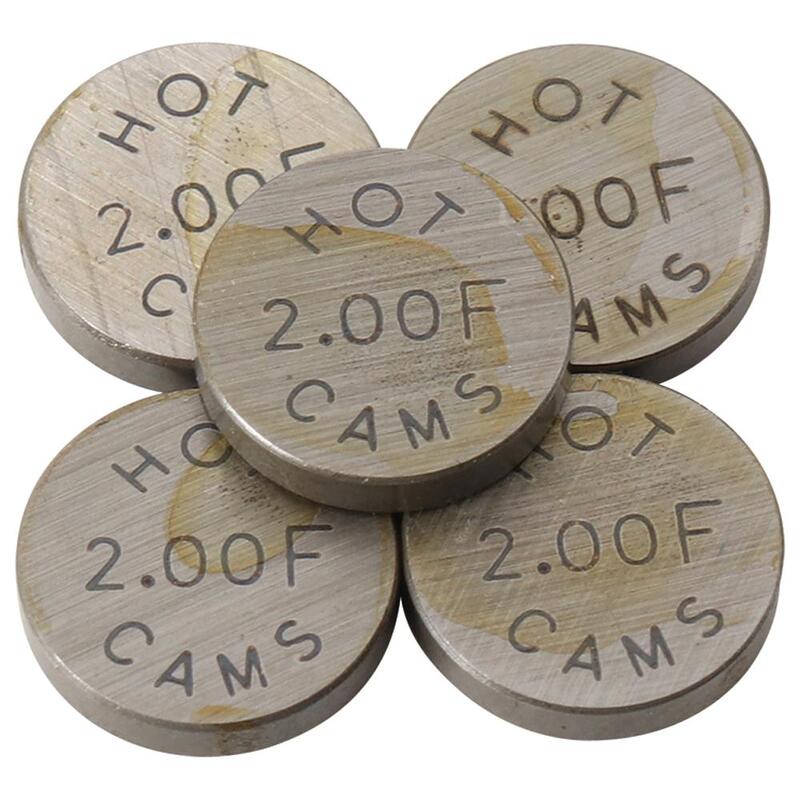 HOT CAMS Ventilscheiben Ø10,0x2,00mm - Set mit 5 Stk.
