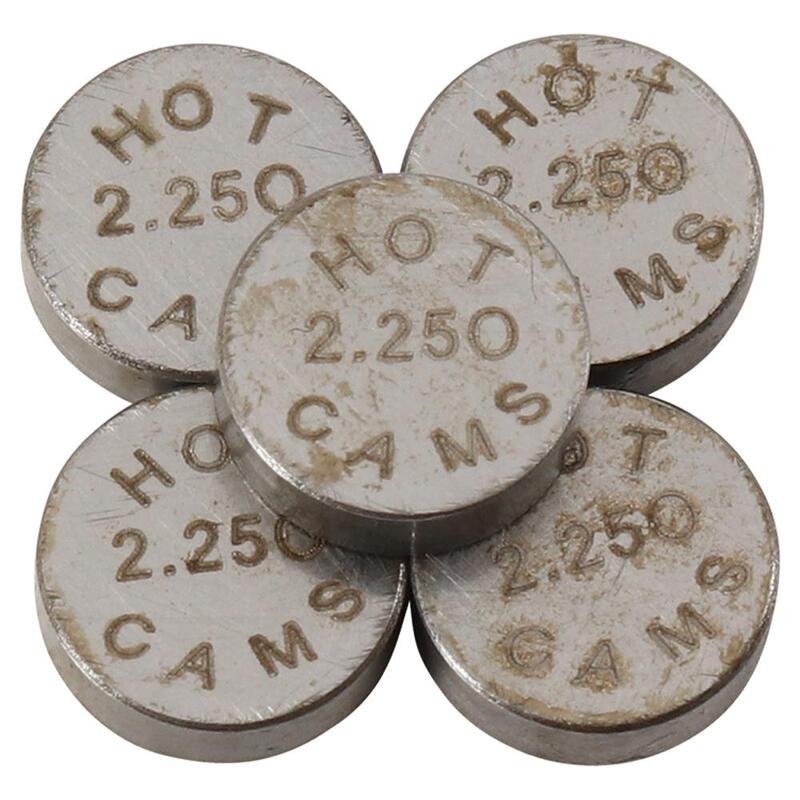 HOT CAMS Ventilscheiben Ø7,48x2,25mm - Set mit 5 Stk.