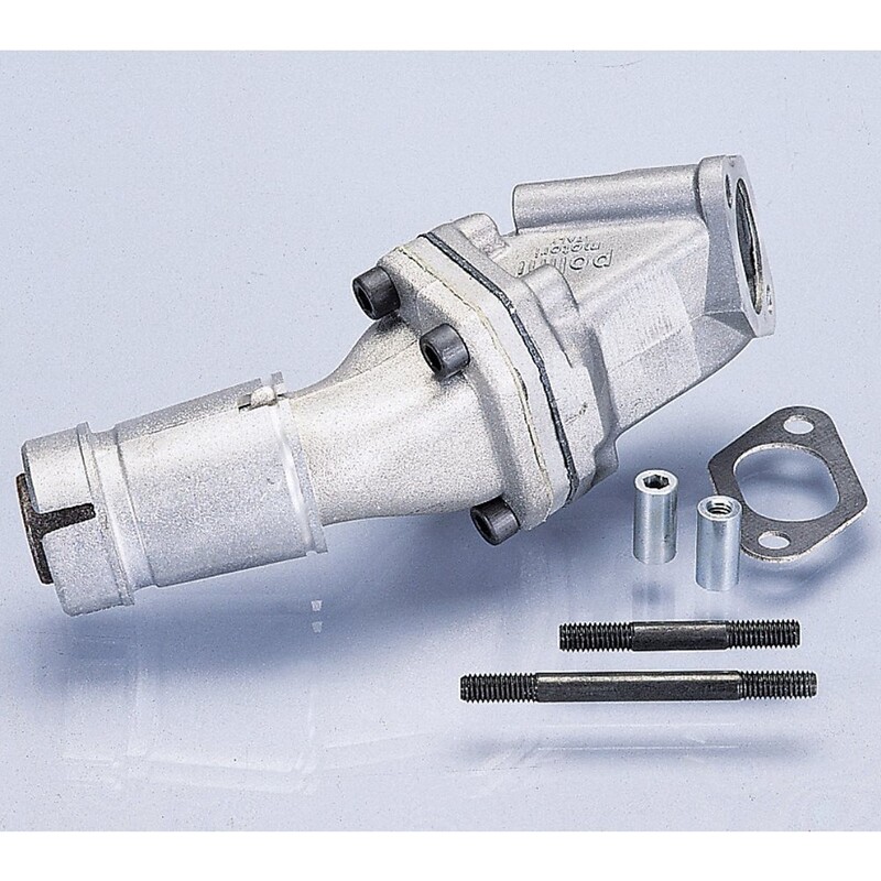 Polini intake manifold with 2-hole mounting for passend für Vespa PK engines, Ø19 (215.0203)