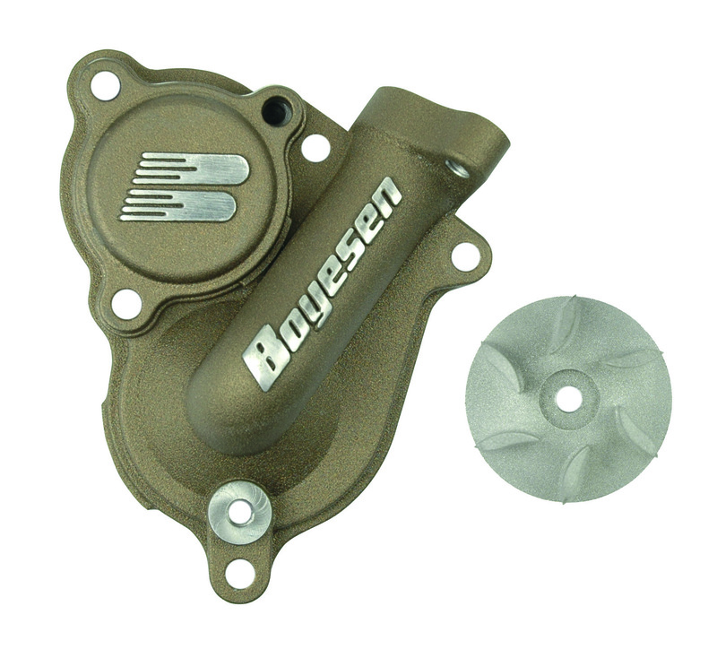 BOYESEN Wasserpumpenabdeckung mit Laufrad - passend für Kawasaki KX450