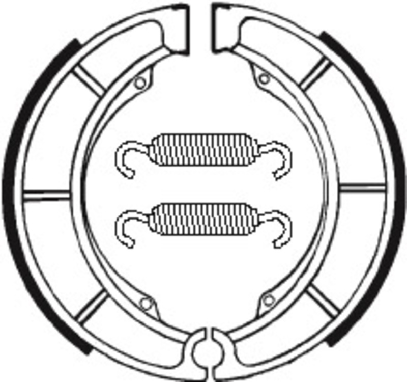 TECNIUM Street/ATV Organische Bremsbacken - BA098