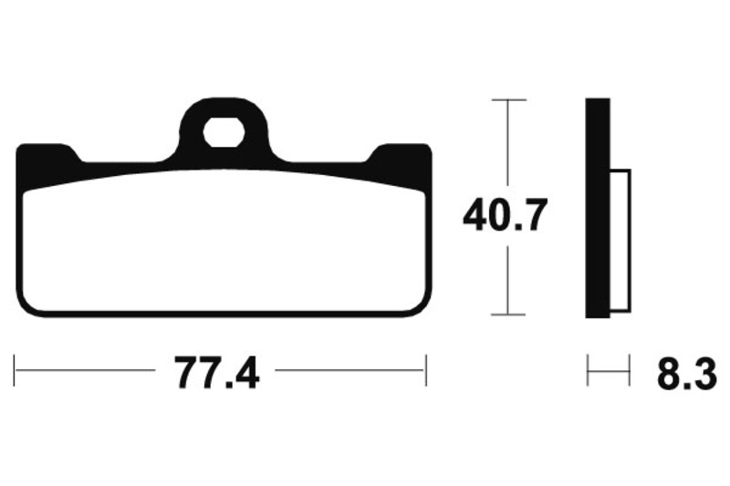 TECNIUM Racing Sintermetall Carbon Bremsbeläge - MCR195